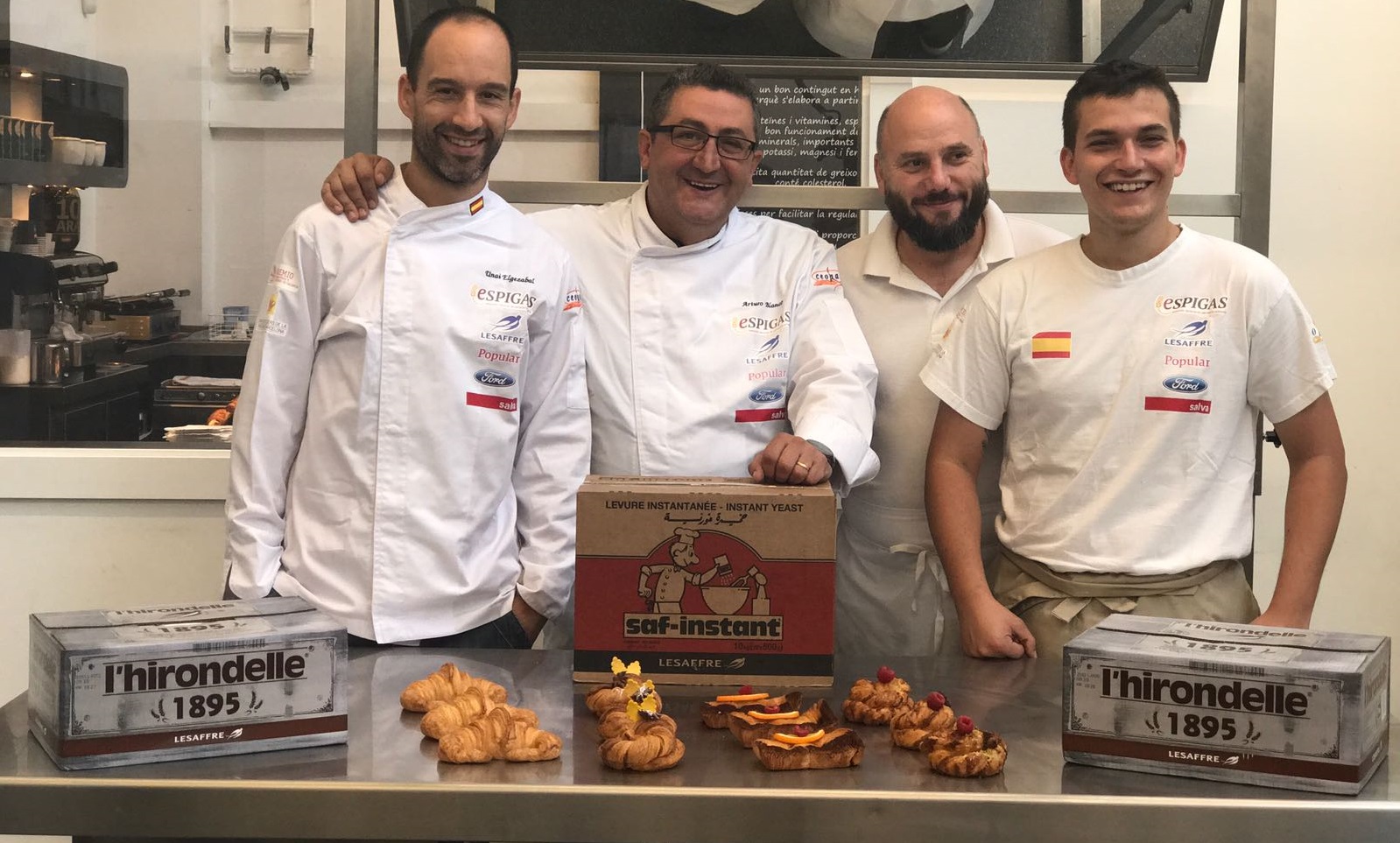 Concentración de la Selección Nacional de Panadería "Los Espigas en Barcelona"