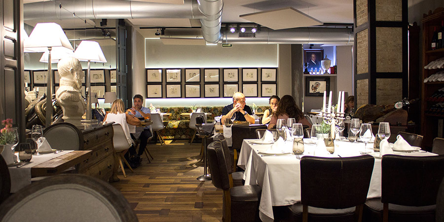 Restaurante Goya Gallery, buena mesa y confort